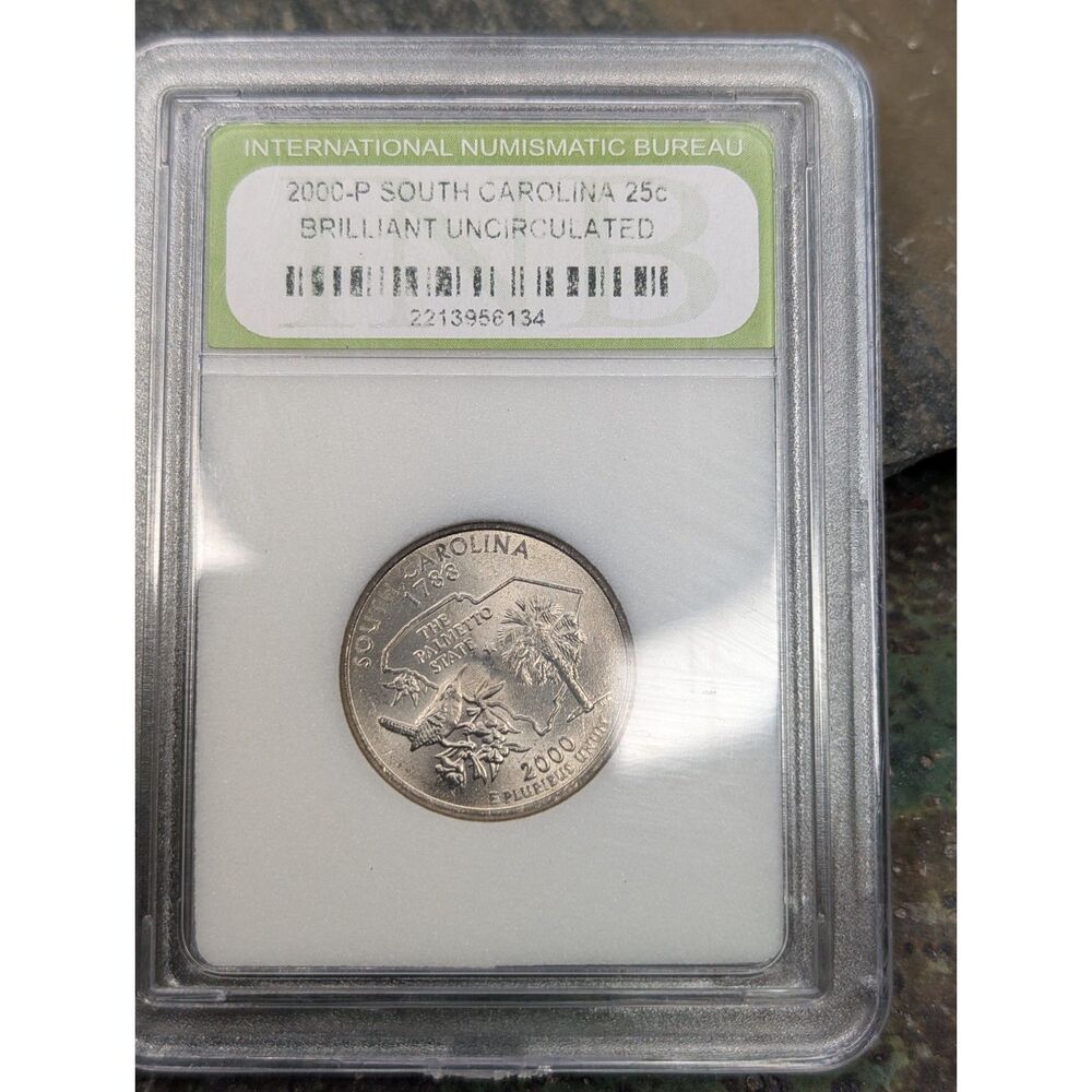 2000-P South Carolina Quarter • BU • Philadelphia Mint